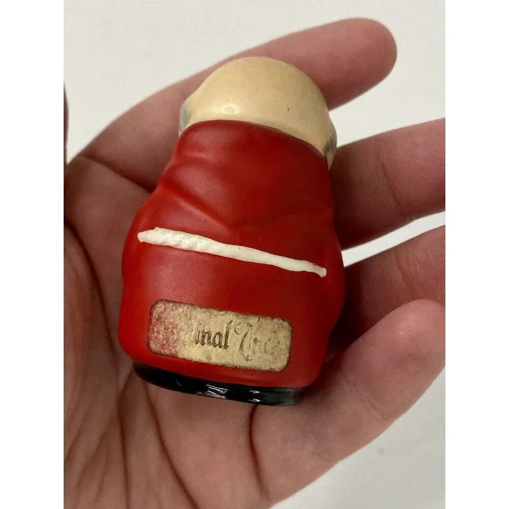 Goebel Red Cardinal Tuck Salt & Pepper Vintage Friar Monk West Germany Porcelain